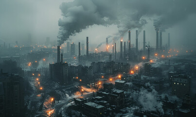 Disgusting factories puking smog