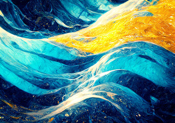 abstract water wave background - obrazy, fototapety, plakaty
