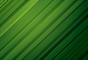 Green abstract background with geometric shapes gradient color for presentation design