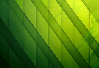 Green abstract background with geometric shapes gradient color for presentation design