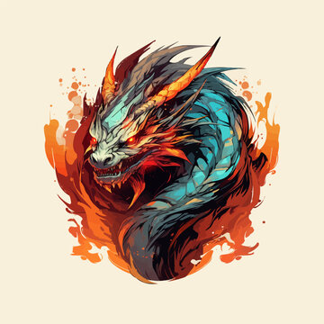 dragon vector illustratio