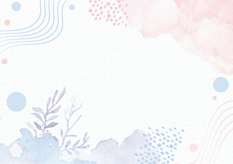 Abstract shape of painting background