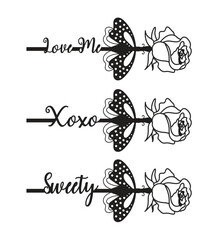 Laser Cut Valentine Rose gift design