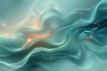 digital art in the style of octane render, abstract background, waves, flowing fabrics, wavy shapes, soft edges, delicate texture, ethereal atmosphere, soft light,