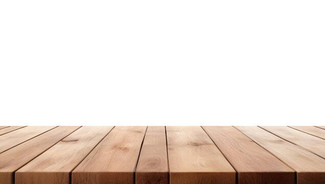 Empty wooden table top Brown For displaying product ,desk,Natural wood texture, wood pattern, natural wood pattern background image Natural wood texture background image ,The background is transparent