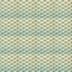 abstract 3d geometric seamless pattern isometric illusion white modern background, hexagon.