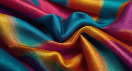 Colorful fabric background