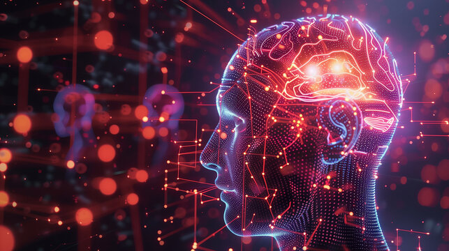 Innovative brain computer interface technology connecting human 