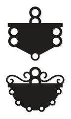 Hanging Vintage Signboard Sign Laser Cut