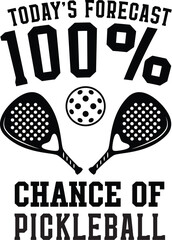 Funny Pickleball Vector Illustration, Pickleball Player Quote, Paddle, Sports, Outdoor