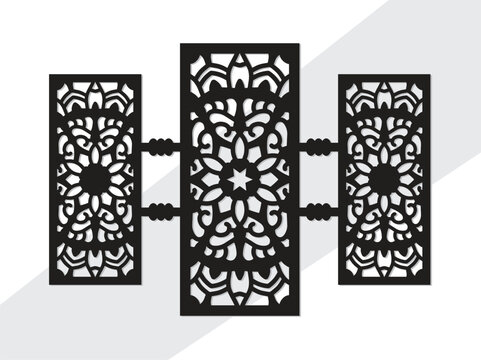 Laser Cut Wall art Mandala Panels Wall Decor