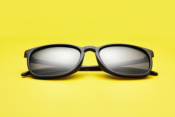 Black sunglasses classic model. Sun glasses, shades, sunnies. - 767916553