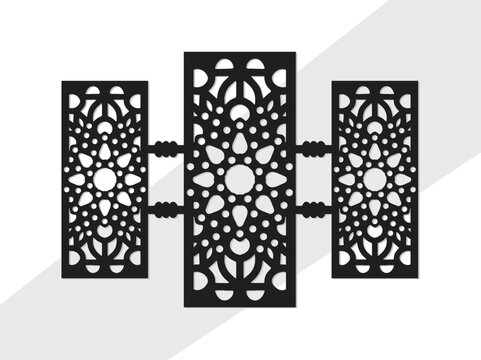 Laser Cut Wall art Mandala Panels Wall Decor