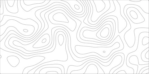 Abstract topographic contours map background. Topographic map and landscape terrain texture grid. Terrain map illustration, Topo contour map on white background, Topographic contour lines. - obrazy, fototapety, plakaty