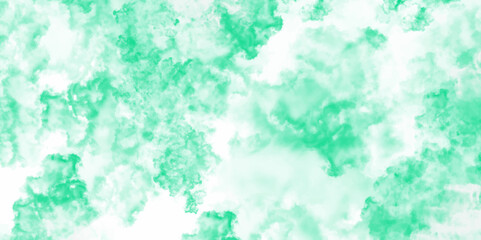  Panorama of past sky with white clouds. Sky clouds landscape light background. White cumulus clouds formation in past sky. Brush-painted blurred and grainy paint aquarelle.