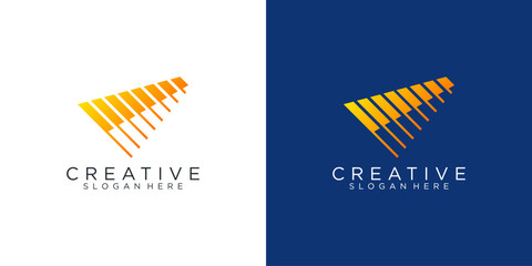 abstract design Modern logo design vector - obrazy, fototapety, plakaty