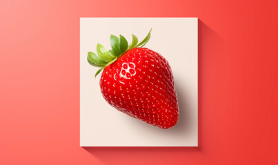 strawberry on a white background