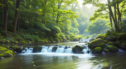 waterfall in the forest