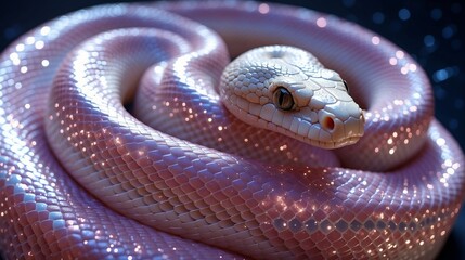 Fototapeta premium Close-up portrait of a snake