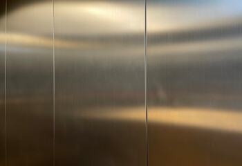 stainless steel with light texture.