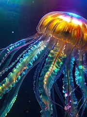 jelly fish in the water