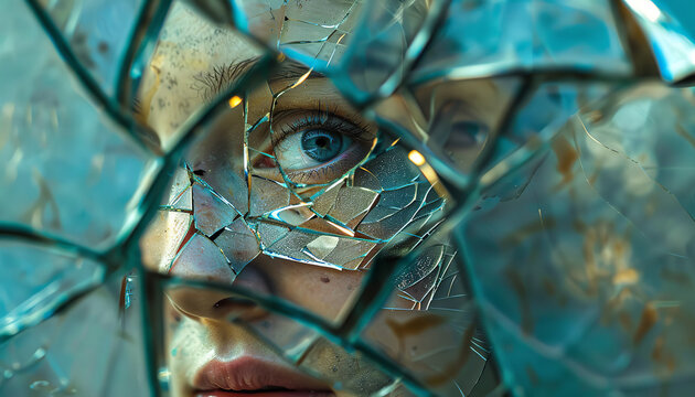 Broken Reflections: Facing the Fear of One's Self and Inner Turmoil wide
