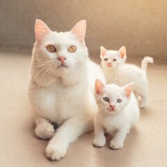 Family of cats