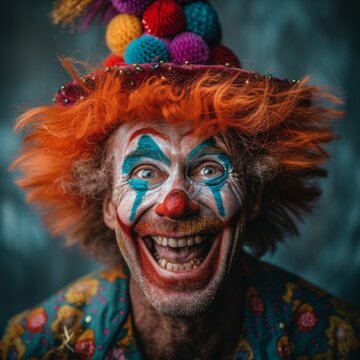 human festival make wear joker costume