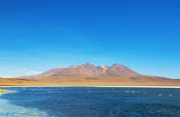 Zelfklevend Fotobehang Lake in Bolivia © Galyna Andrushko