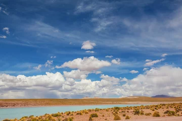 Zelfklevend Fotobehang Lake in Bolivia © Galyna Andrushko