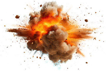 big explosion effect realistic explosions boom realistic fire explosion cutout, png isolated transparent background