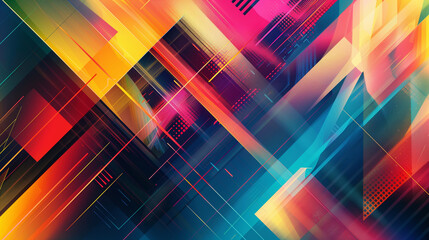 Tech Fusion: Abstract Digital Background
