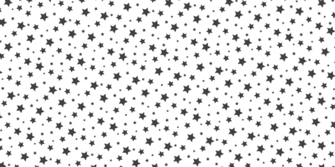 Foto op Canvas black star pattern background wallpaper vector design © Prarthana