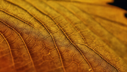 Extreme closeup of leaf veins background 