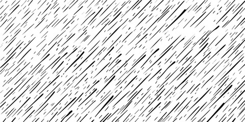 rain pattern with dynamic short lines in black vector