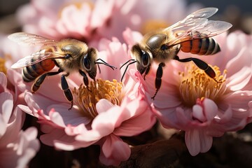 Active bee beekeeping program., generative IA