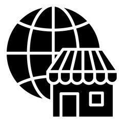 Fototapeta na wymiar Global Marketplace icon