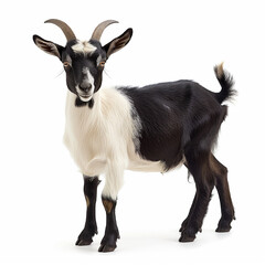 goat on a white background