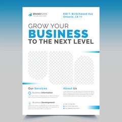 Creative corporate business flyer a4 size template