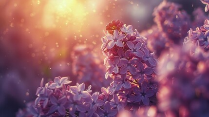 Close Up of Purple Flowers