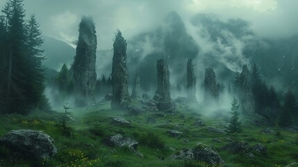 Veiled in Mist: Emerald Mountain Mystery