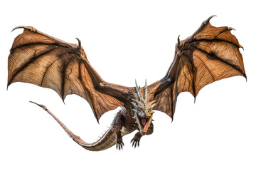 Phantasy dragon isolated on a transparent background © purich