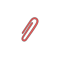 Obraz premium Paper Clip Vektor Illustration