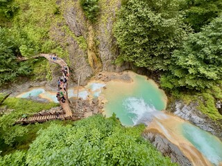 Giresun Mavi Gol - Blue Lake - Kuzalan Waterfall National Park, Turkey © Wirestock