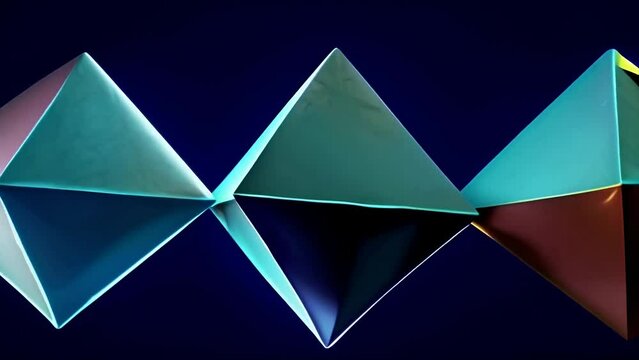 animated background with geometric forms