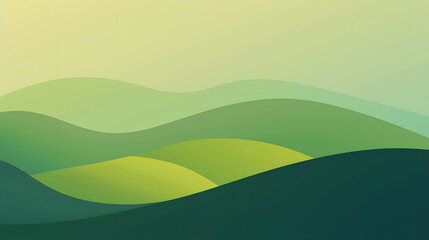 A minimalist wallpaper with a gradient of green tones and space for overlaying text or graphics