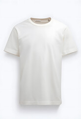 White blank T-shirt mock up isolated on white background