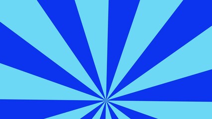 Vibrant Comic Style Sunburst Twist Background in Motion