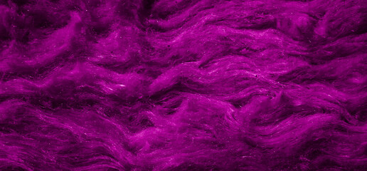 violet mineral wool with a visible texture