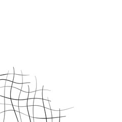 Abstract Grid Line Corner Border